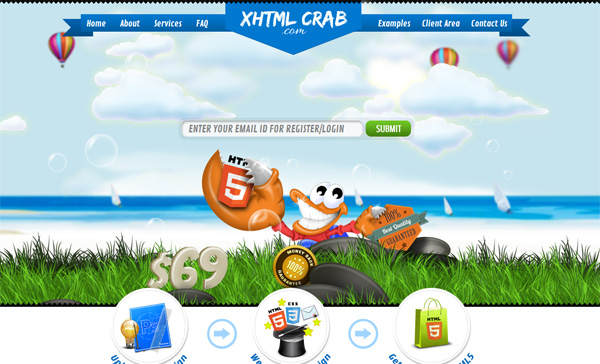 XHTML Crab