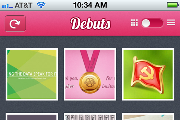 Shotz iOS iPhone app UI design