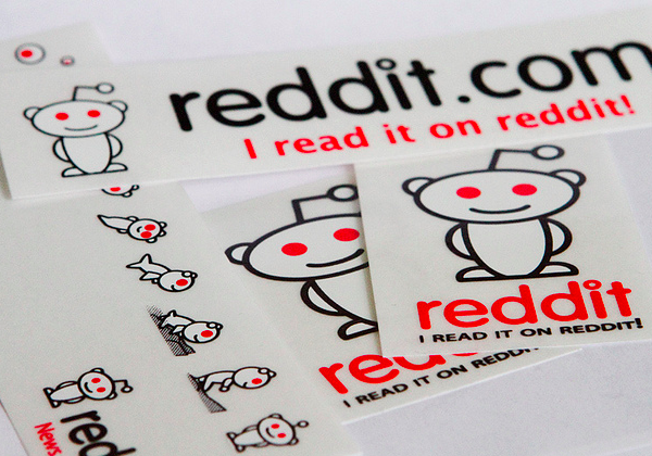 Reddit alien logo stickers branding