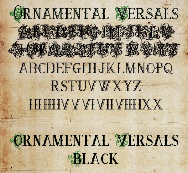 Ornamental Versals