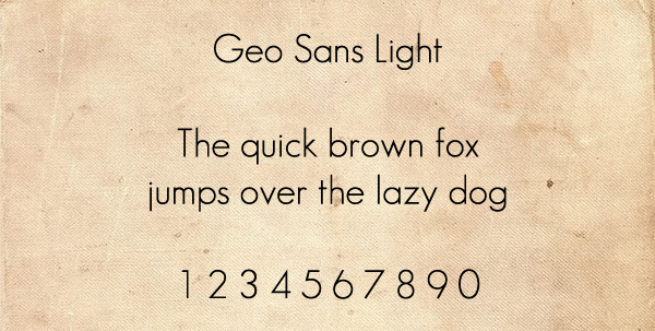 Geo Sans Light