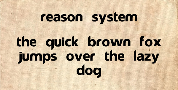 Reason System