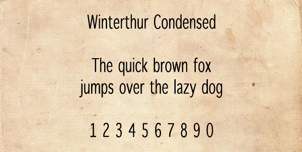 Winterthur Condensed