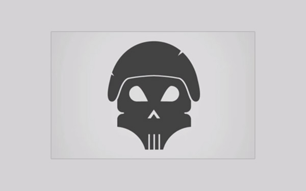 Vector Skull Logo Design in Photoshop