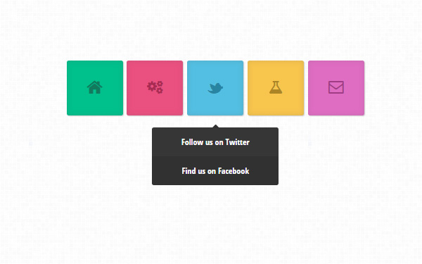 Colorful CSS3 Animated Navigation Menu