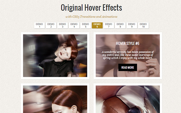 Original Hover Effects with CSS