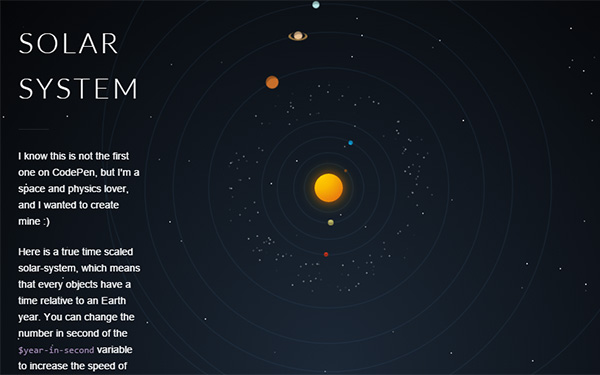 Solar System Animation