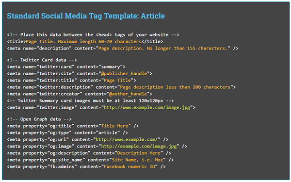 Social Meta Tags