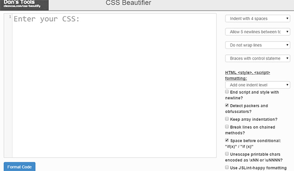 clean text css window